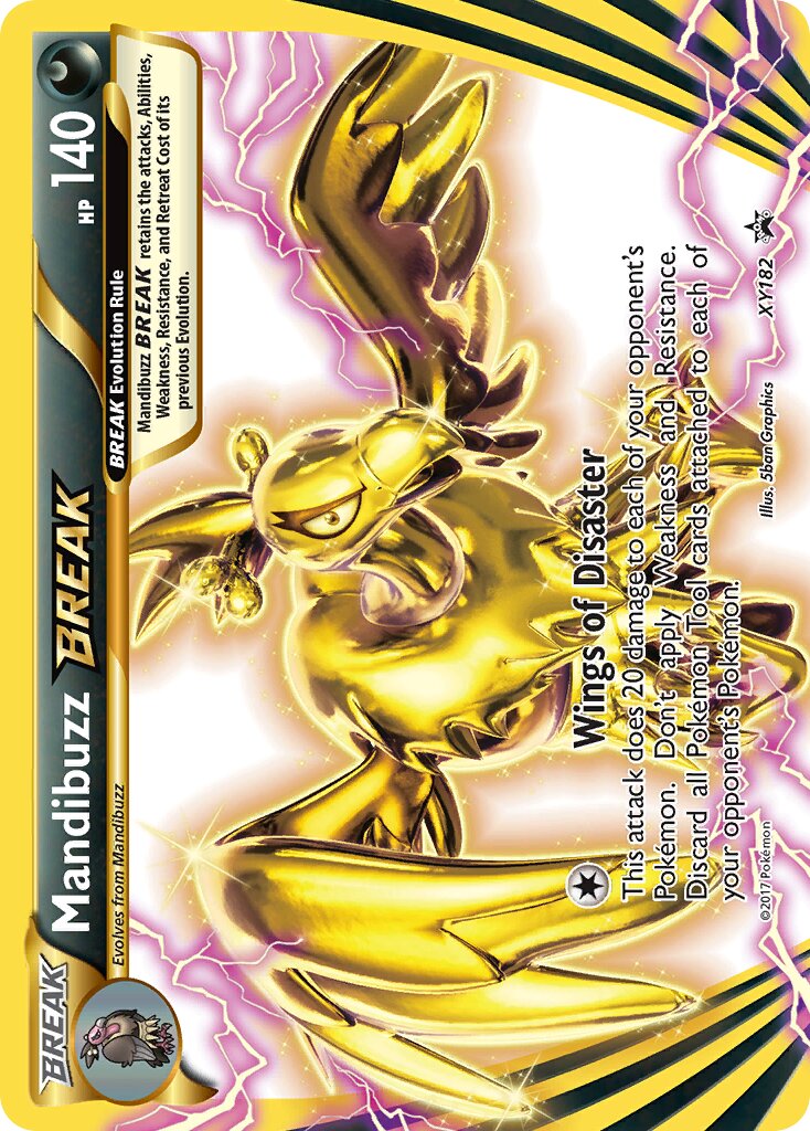 Mandibuzz BREAK XY182 — XY Promos (English Pokémon TCG card)