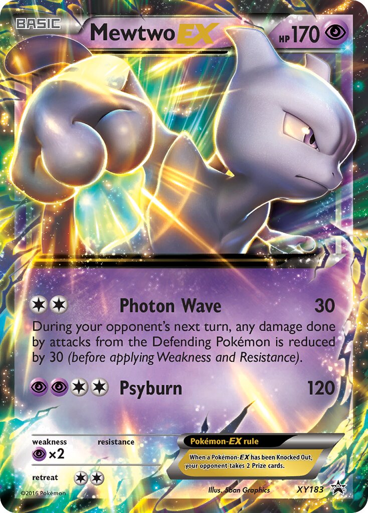 Mewtwo-EX XY183 — XY Promos (English Pokémon TCG card)