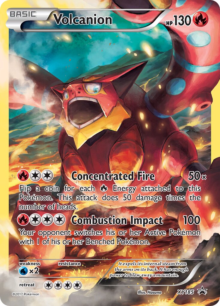 Volcanion XY185 — XY Promos (English Pokémon TCG card)