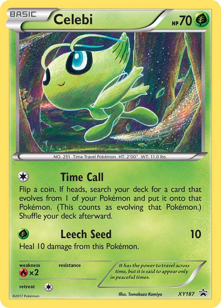 Celebi XY187 — XY Promos (English Pokémon TCG card)