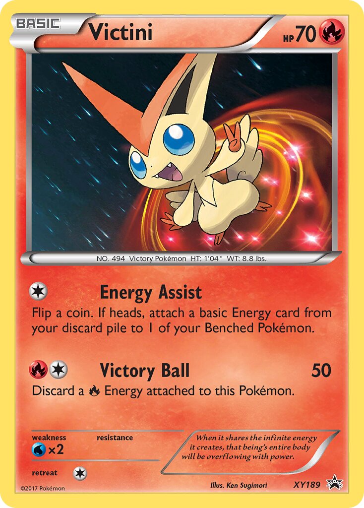 Victini XY189 — XY Promos (English Pokémon TCG card)