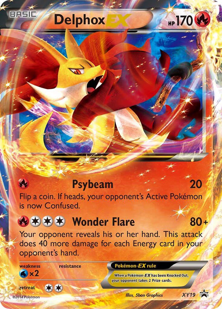 Delphox-EX XY19 — XY Promos (English Pokémon TCG card)
