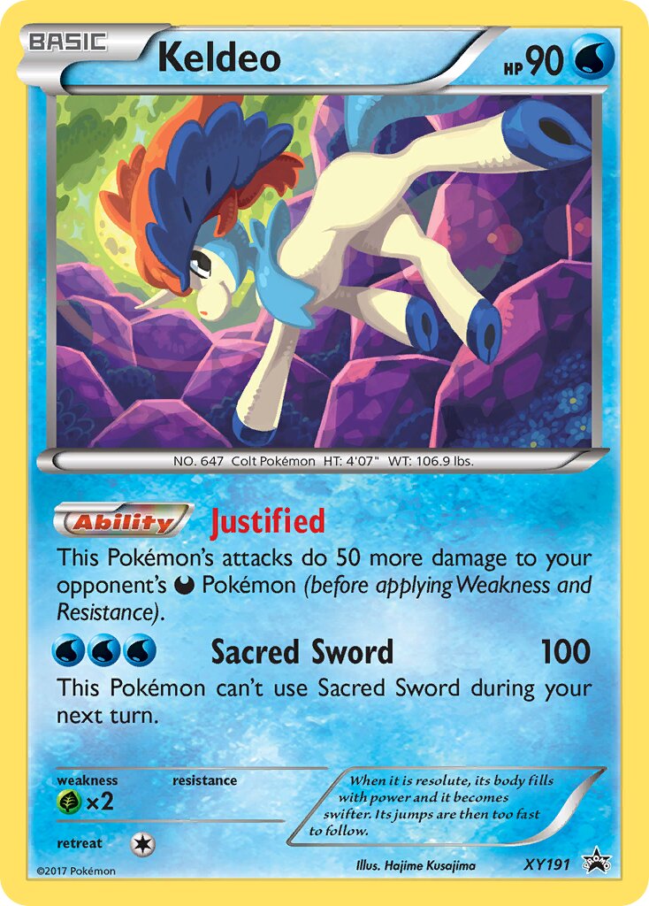 Keldeo XY191 — XY Promos (English Pokémon TCG card)
