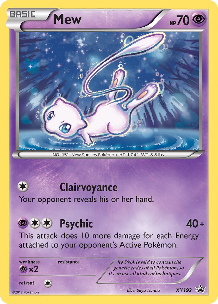 Mew XY192 — XY Promos (English Pokémon TCG card)