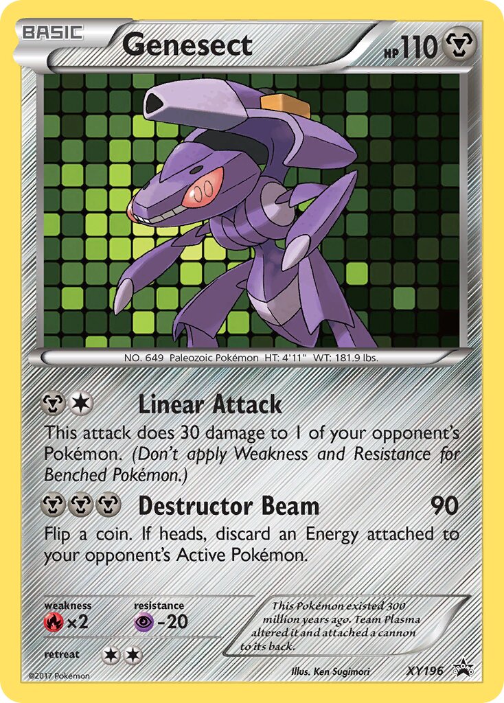 Genesect XY196 — XY Promos (English Pokémon TCG card)