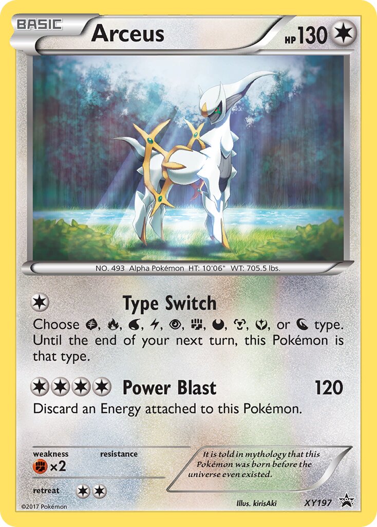 Arceus XY197 — XY Promos (English Pokémon TCG card)