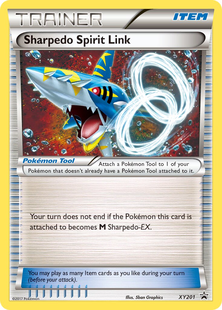 Sharpedo Spirit Link XY201 — XY Promos (English Pokémon TCG card)