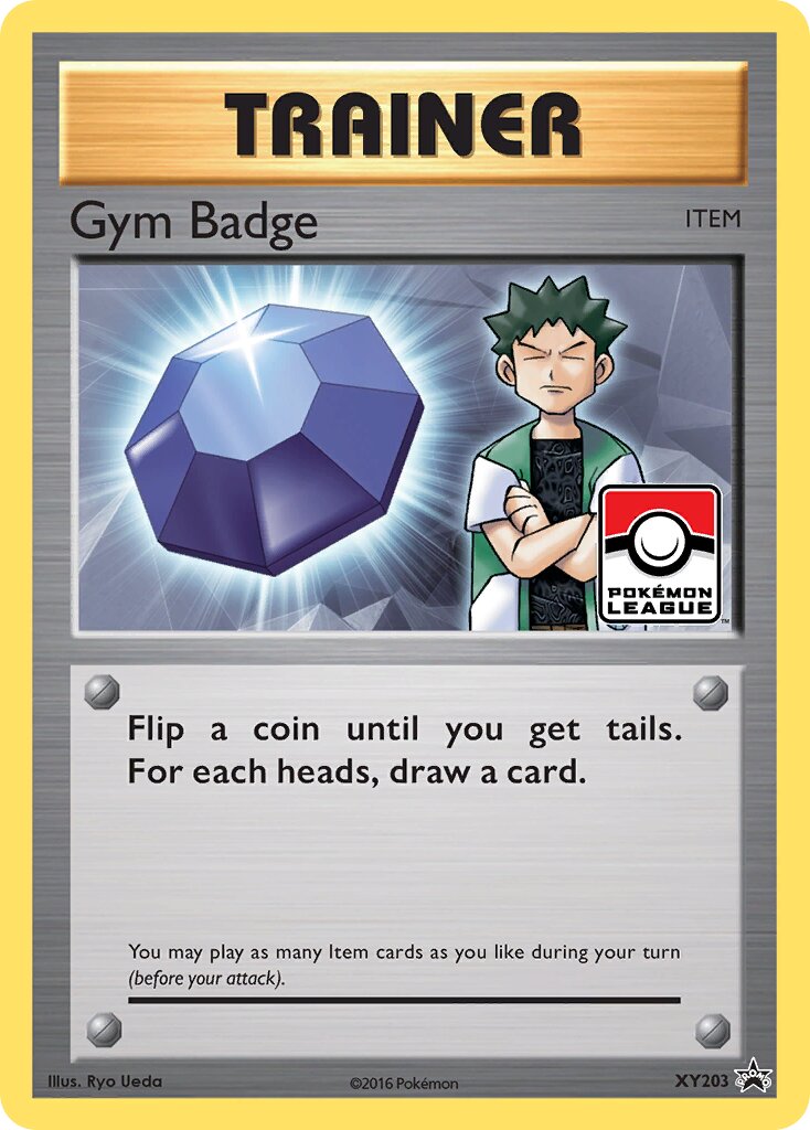 Gym Badge XY203 — XY Promos (English Pokémon TCG card)