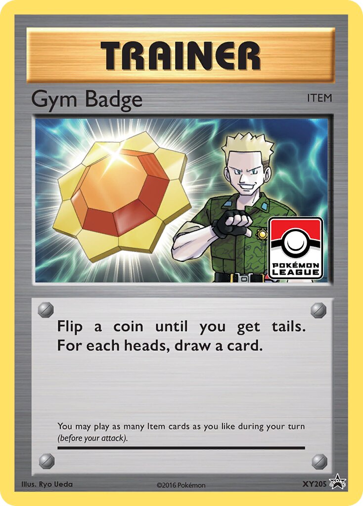 Gym Badge XY205 — XY Promos (English Pokémon TCG card)