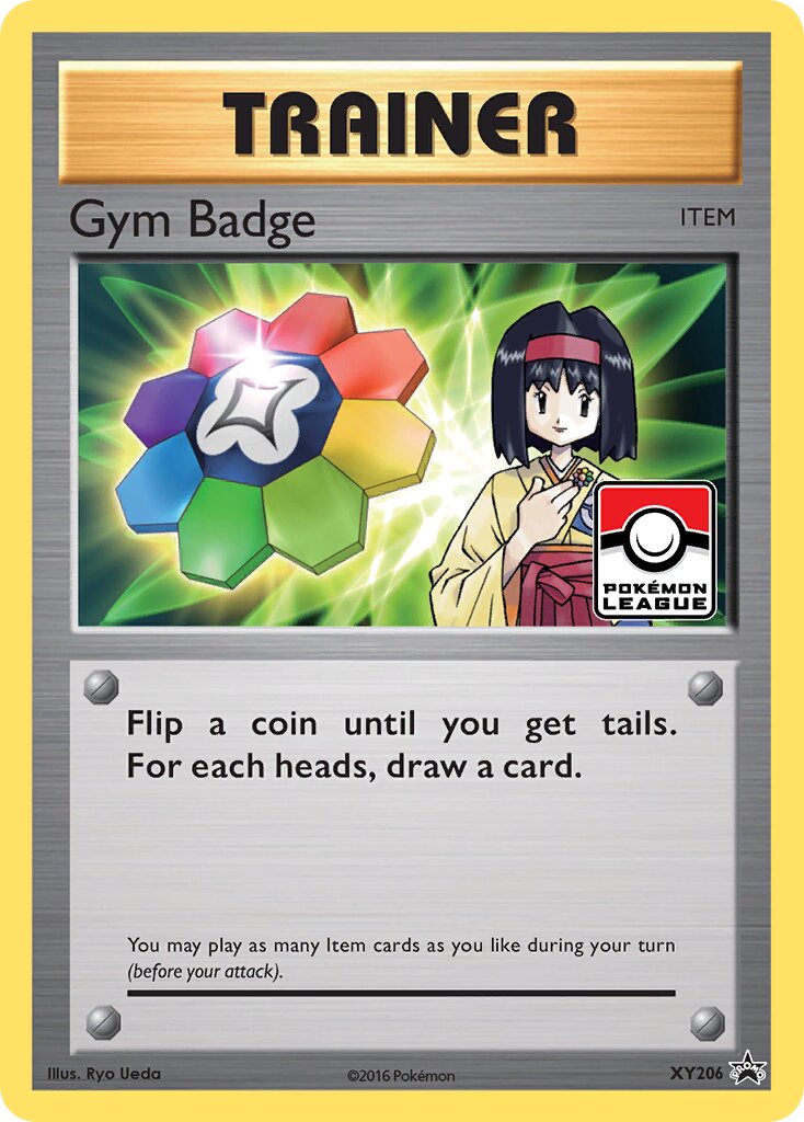 Gym Badge XY206 — XY Promos (English Pokémon TCG card)