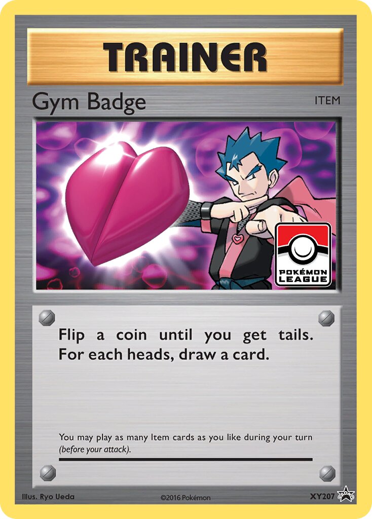 Gym Badge XY207 — XY Promos (English Pokémon TCG card)