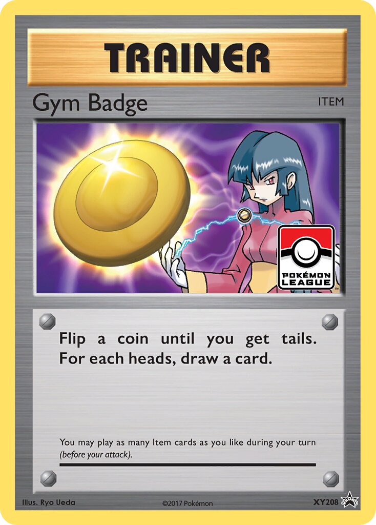 Gym Badge XY208 — XY Promos (English Pokémon TCG card)