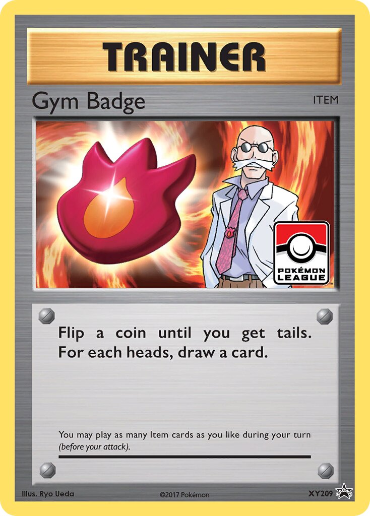 Gym Badge XY209 — XY Promos (English Pokémon TCG card)