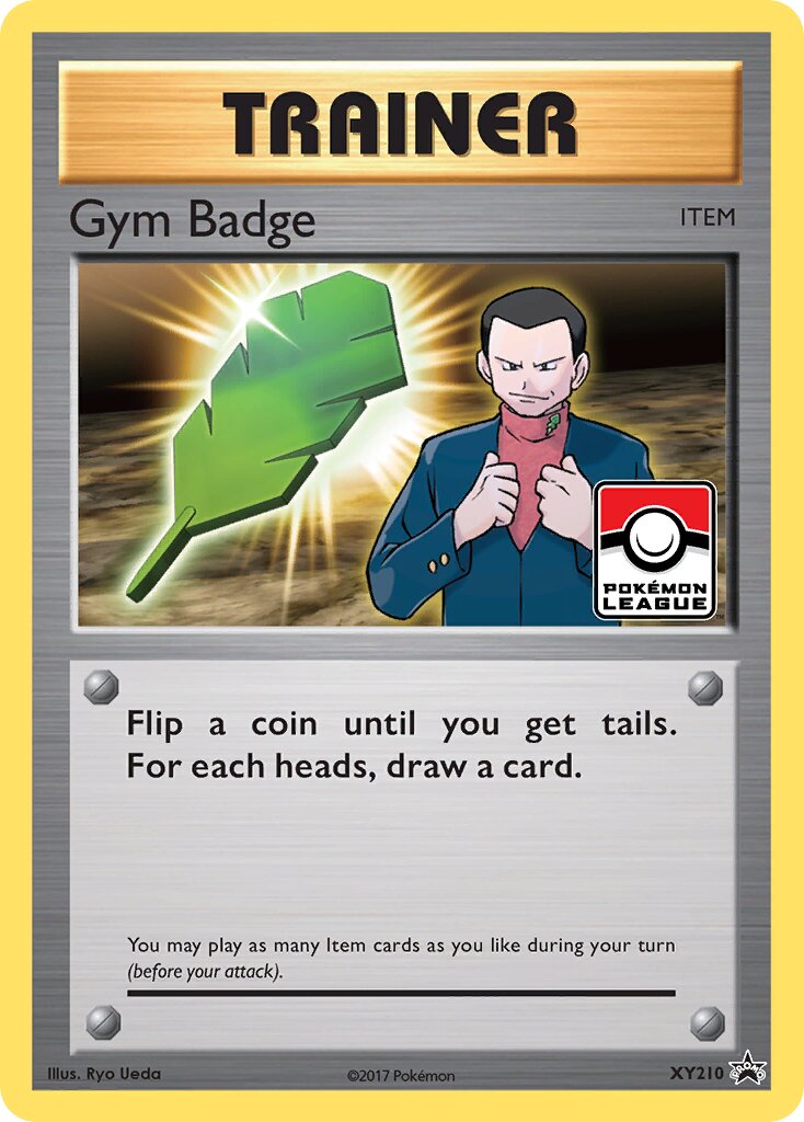 Gym Badge XY210 — XY Promos (English Pokémon TCG card)