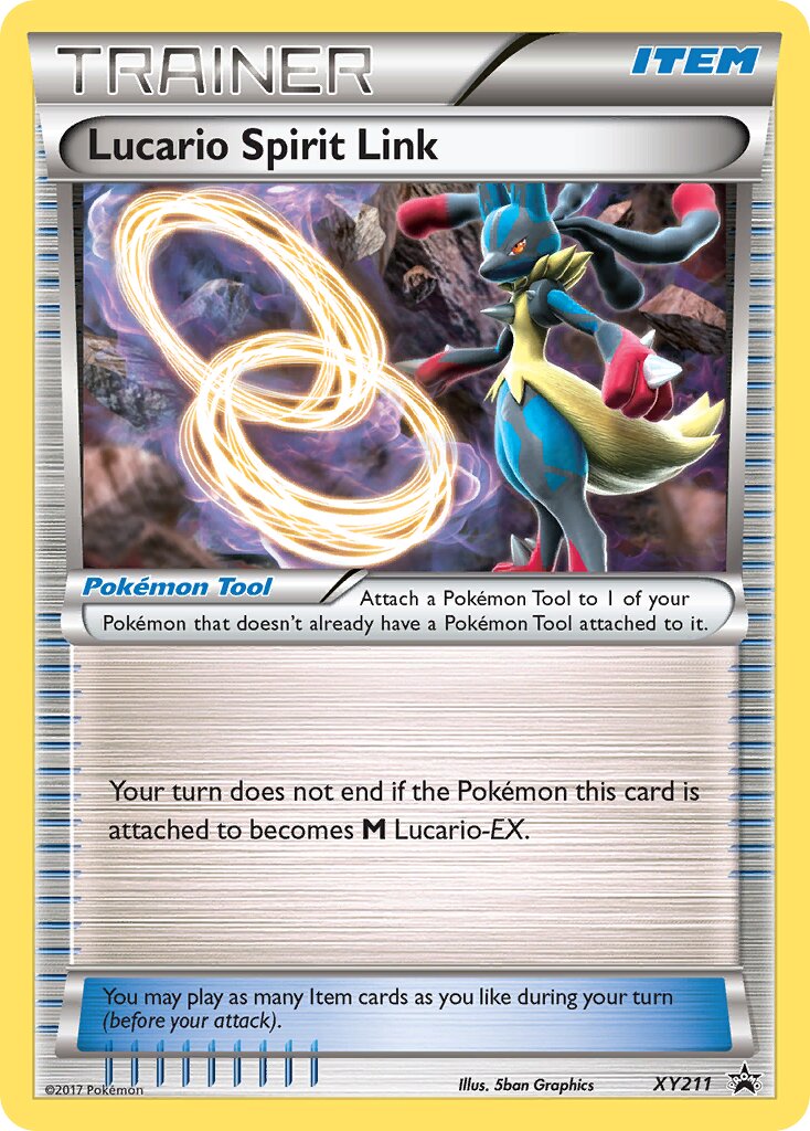 Lucario Spirit Link XY211 — XY Promos (English Pokémon TCG card)