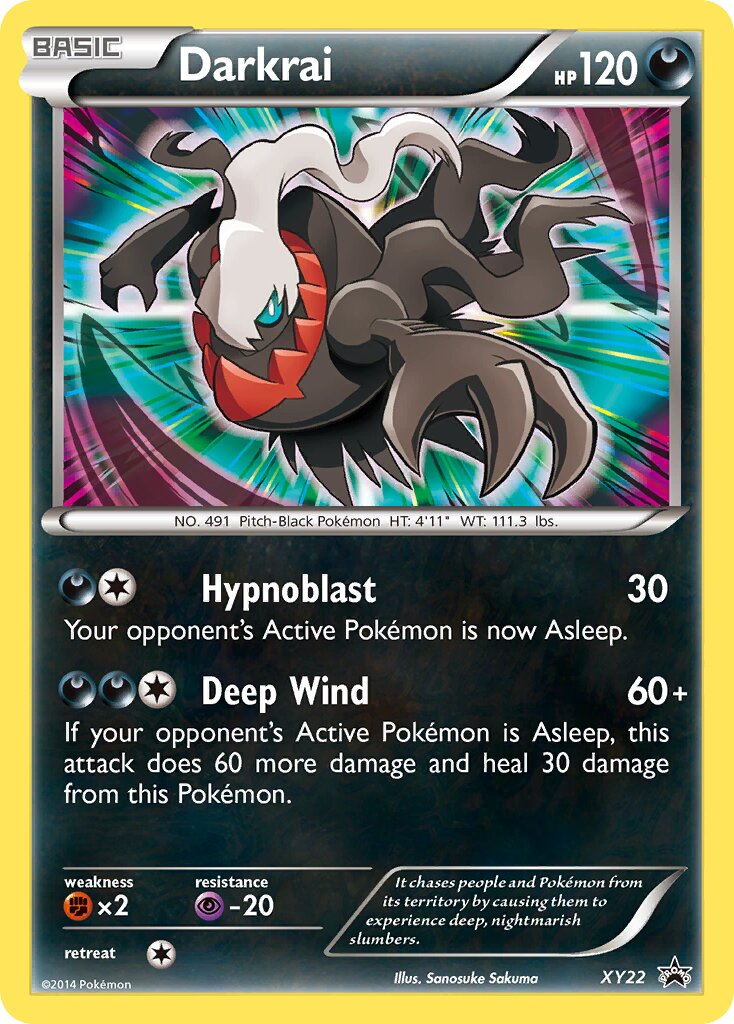Darkrai XY22 — XY Promos (English Pokémon TCG card)