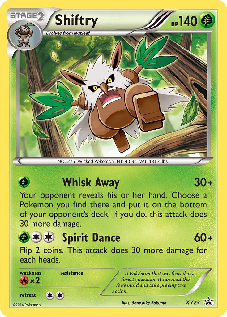 Shiftry XY23 — XY Promos (English Pokémon TCG card)