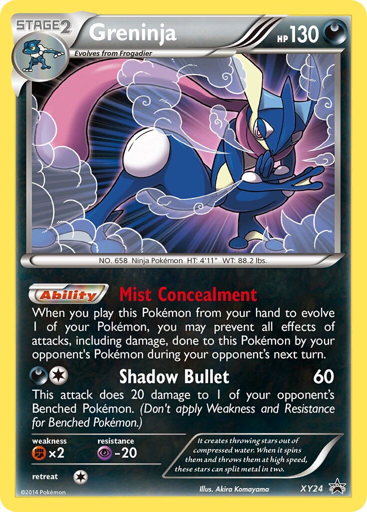 Greninja XY24 — XY Promos (English Pokémon TCG card)