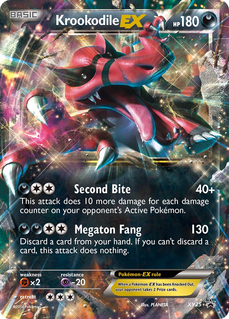 Krookodile-EX XY25 — XY Promos (English Pokémon TCG card)