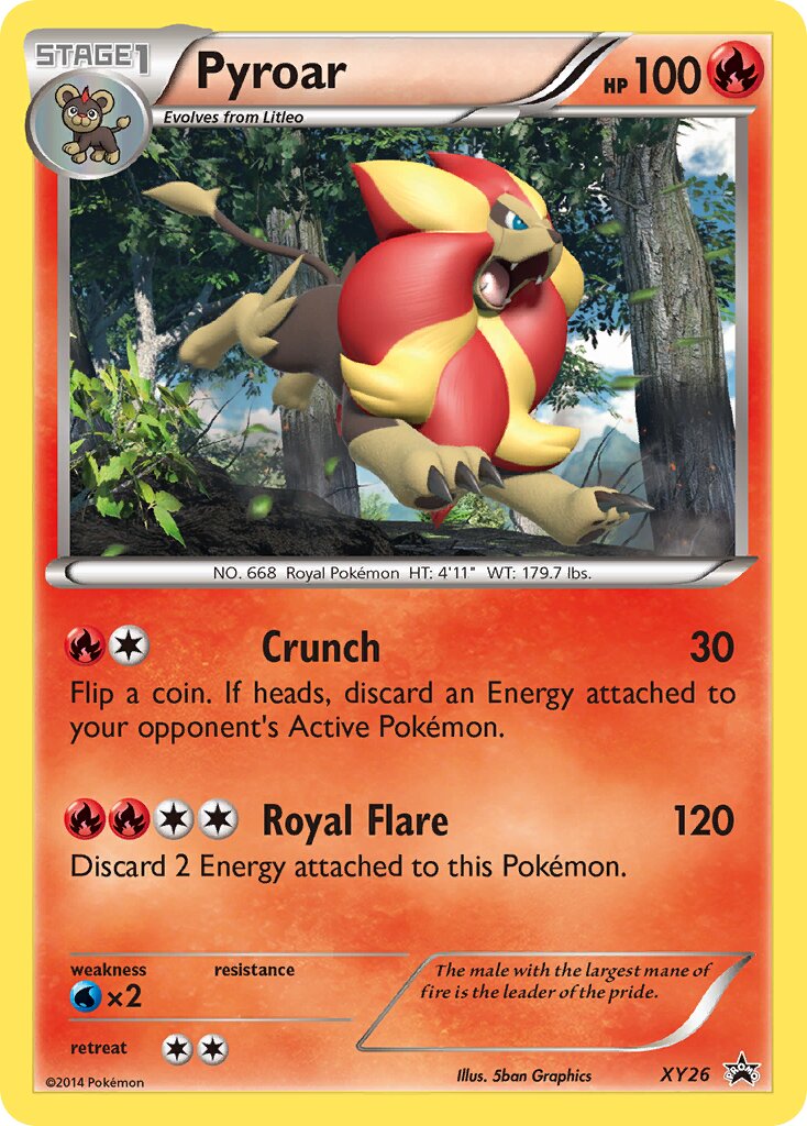 Pyroar XY26 — XY Promos (English Pokémon TCG card)