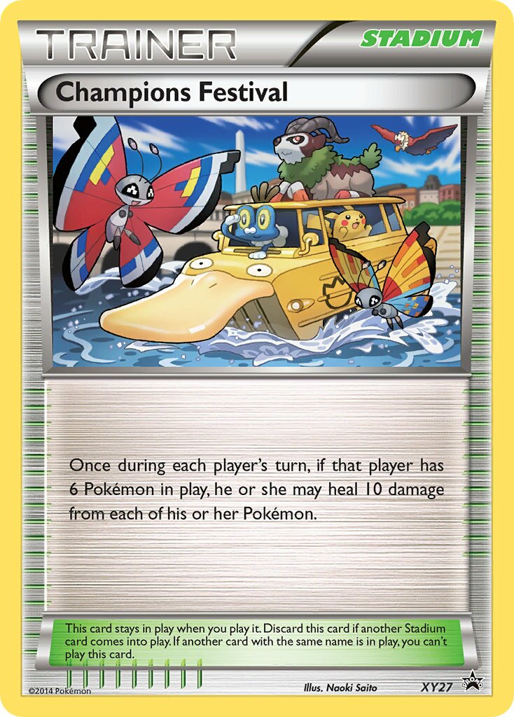 Champions Festival XY27 — XY Promos (English Pokémon TCG card)