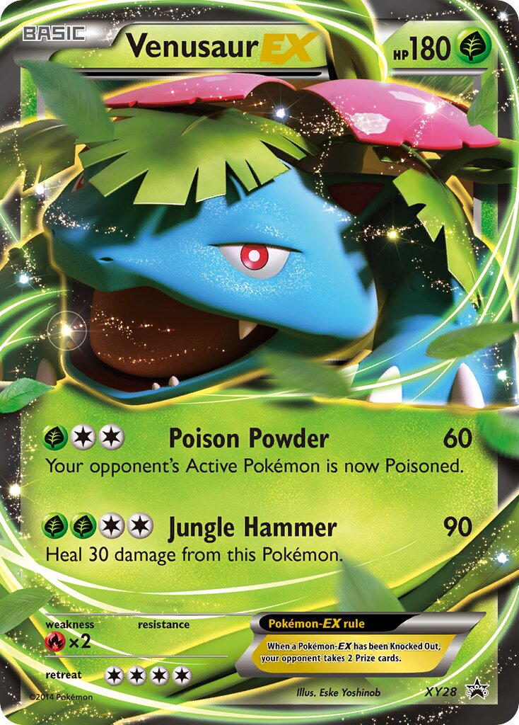 Venusaur-EX XY28 — XY Promos (English Pokémon TCG card)