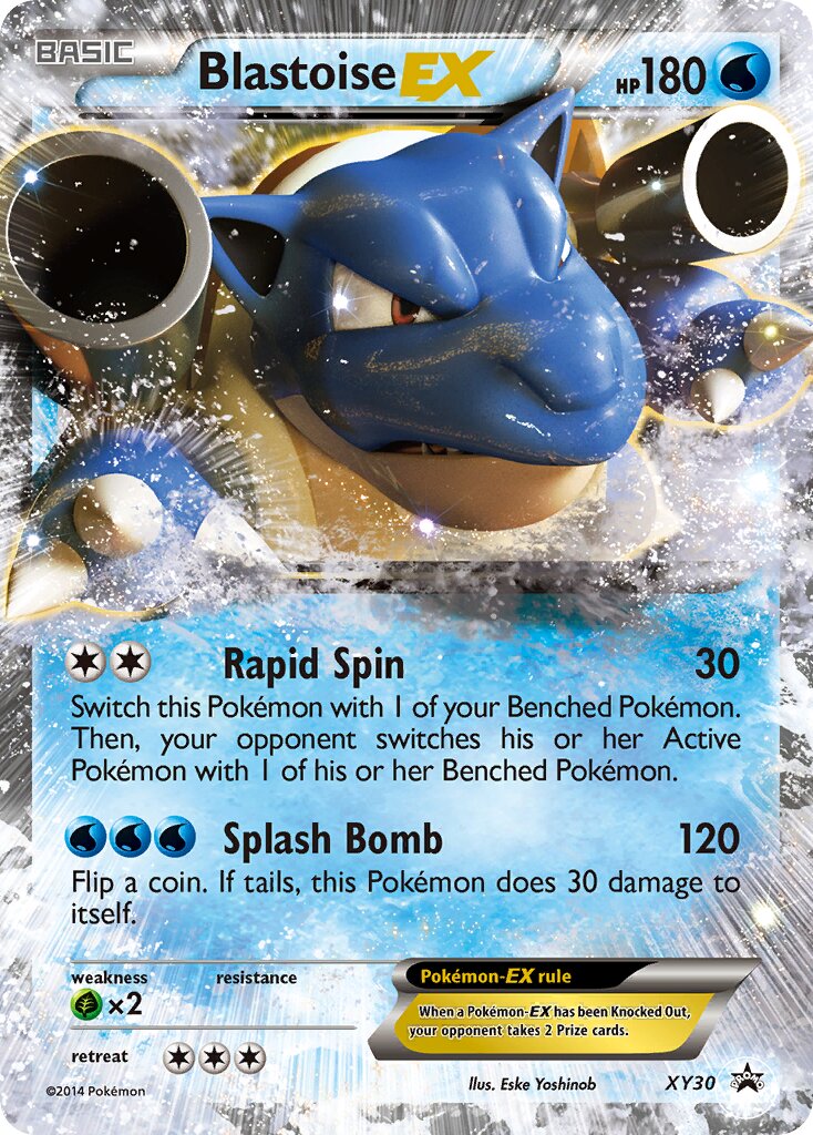 Blastoise-EX XY30 — XY Promos (English Pokémon TCG card)