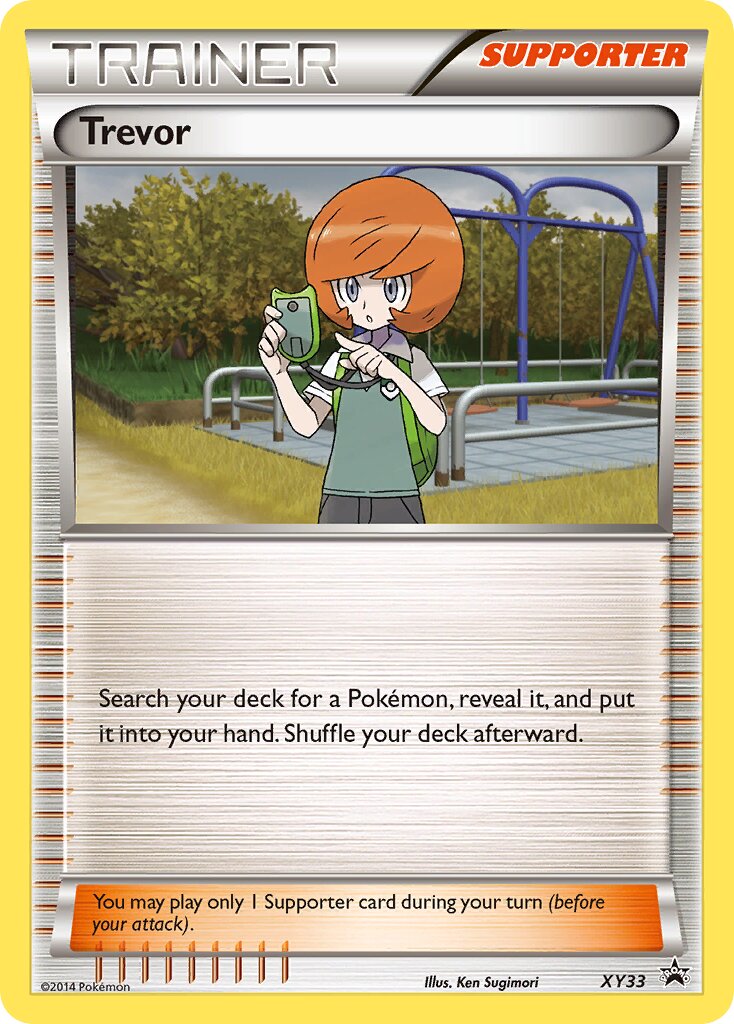 Trevor XY33 — XY Promos (English Pokémon TCG card)