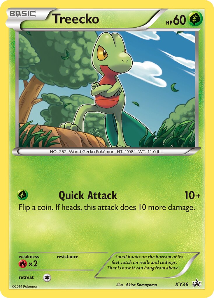 Treecko XY36 — XY Promos (English Pokémon TCG card)