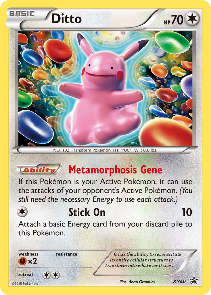 Ditto XY40 — XY Promos (English Pokémon TCG card)