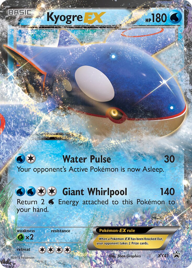 Kyogre-EX XY41 — XY Promos (English Pokémon TCG card)