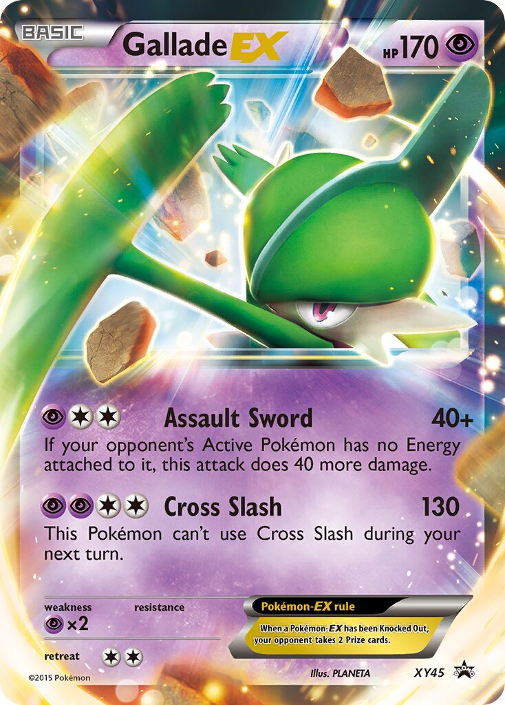 Gallade-EX XY45 — XY Promos (English Pokémon TCG card)