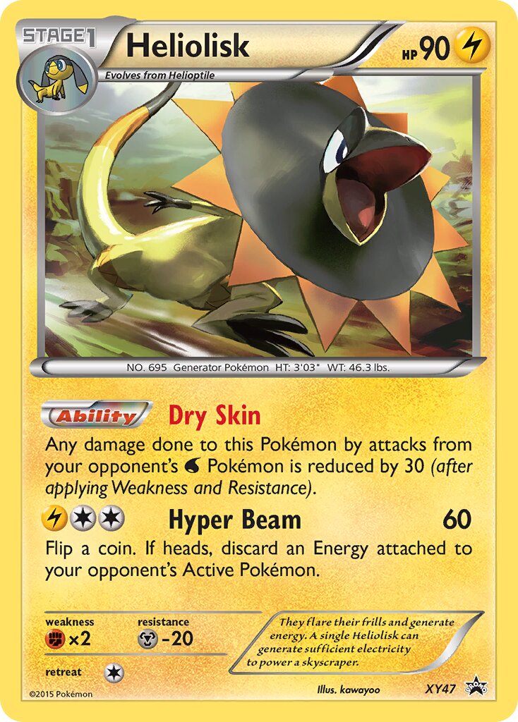 Heliolisk XY47 — XY Promos (English Pokémon TCG card)
