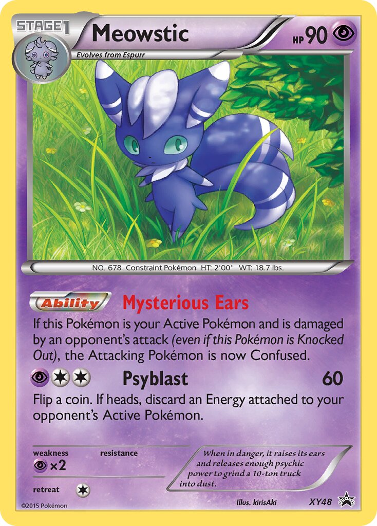 Meowstic XY48 — XY Promos (English Pokémon TCG card)