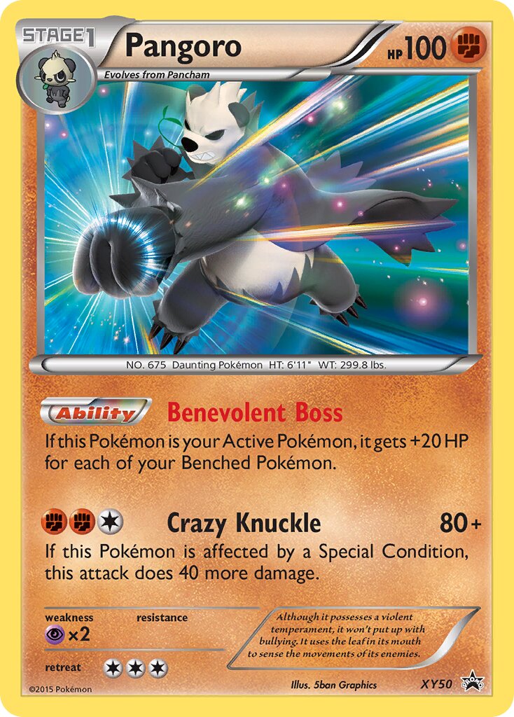 Pangoro XY50 — XY Promos (English Pokémon TCG card)