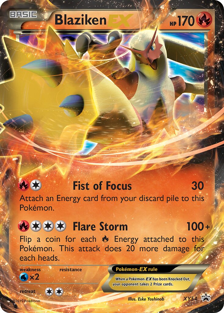 Blaziken-EX XY54 — XY Promos (English Pokémon TCG card)