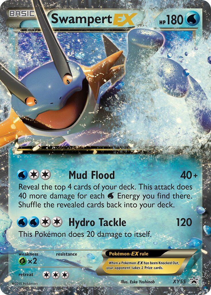 Swampert-EX XY55 — XY Promos (English Pokémon TCG card)