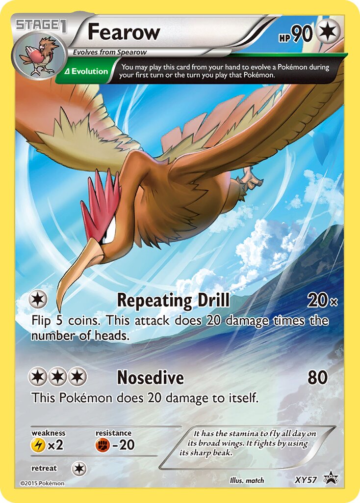 Fearow XY57 — XY Promos (English Pokémon TCG card)