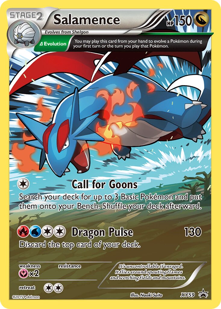 Salamence XY59 — XY Promos (English Pokémon TCG card)