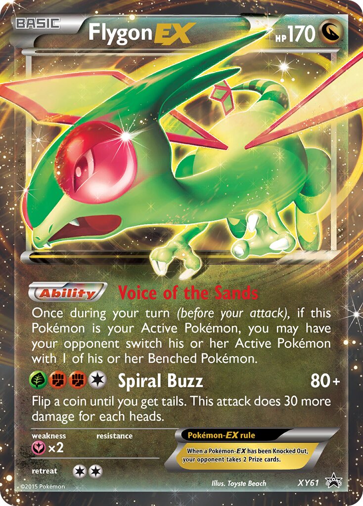 Flygon-EX XY61 — XY Promos (English Pokémon TCG card)