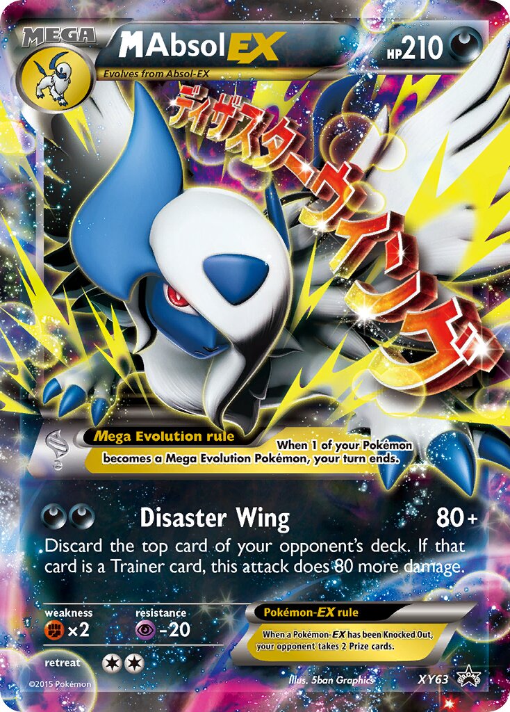 M Absol-EX XY63 — XY Promos (English Pokémon TCG card)