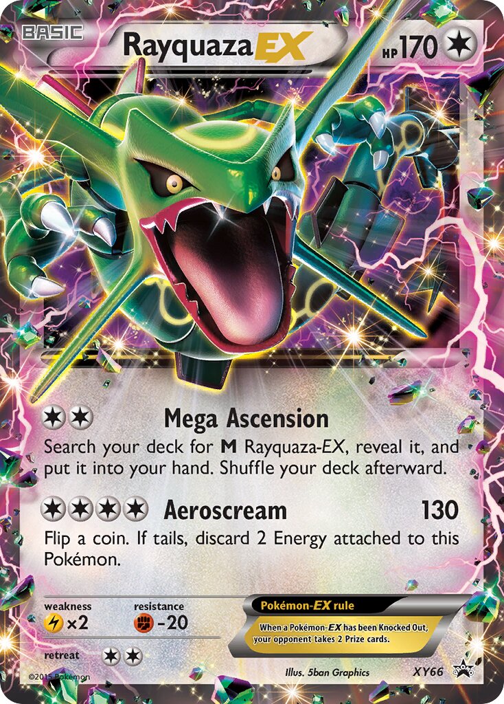 Rayquaza-EX XY66 — XY Promos (English Pokémon TCG card)