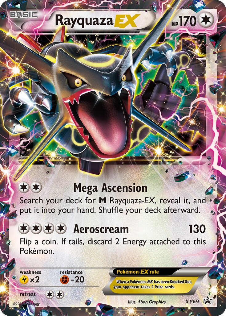 Rayquaza-EX XY69 — XY Promos (English Pokémon TCG card)