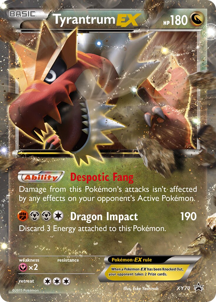 Tyrantrum-EX XY70 — XY Promos (English Pokémon TCG card)