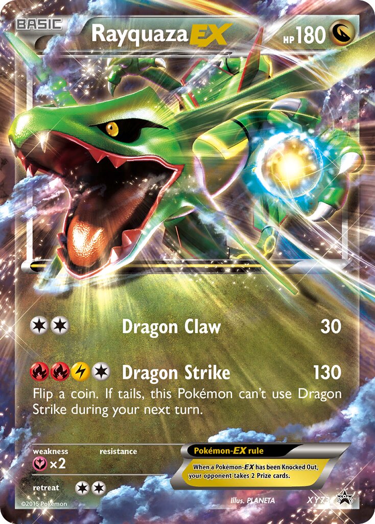 Rayquaza-EX XY73 — XY Promos (English Pokémon TCG card)