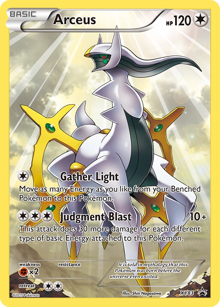 Arceus XY83 — XY Promos (English Pokémon TCG card)