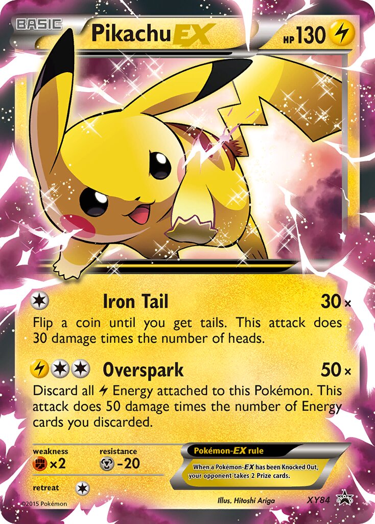 Pikachu-EX XY84 — XY Promos (English Pokémon TCG card)