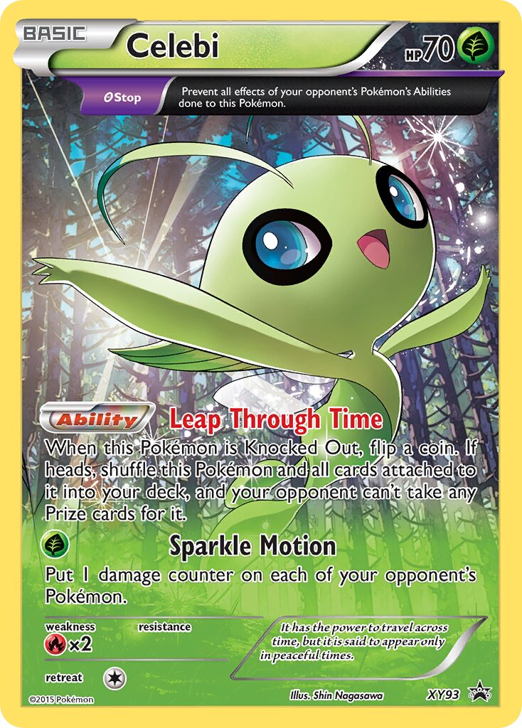 Celebi XY93 — XY Promos (English Pokémon TCG card)