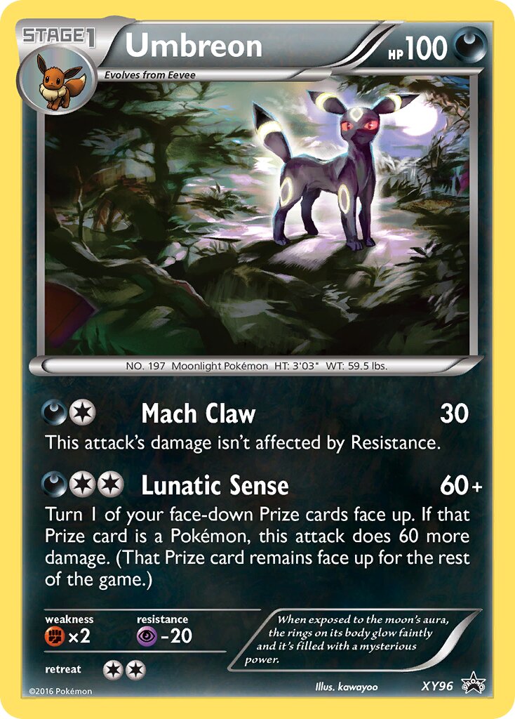 Umbreon XY96 — XY Promos (English Pokémon TCG card)