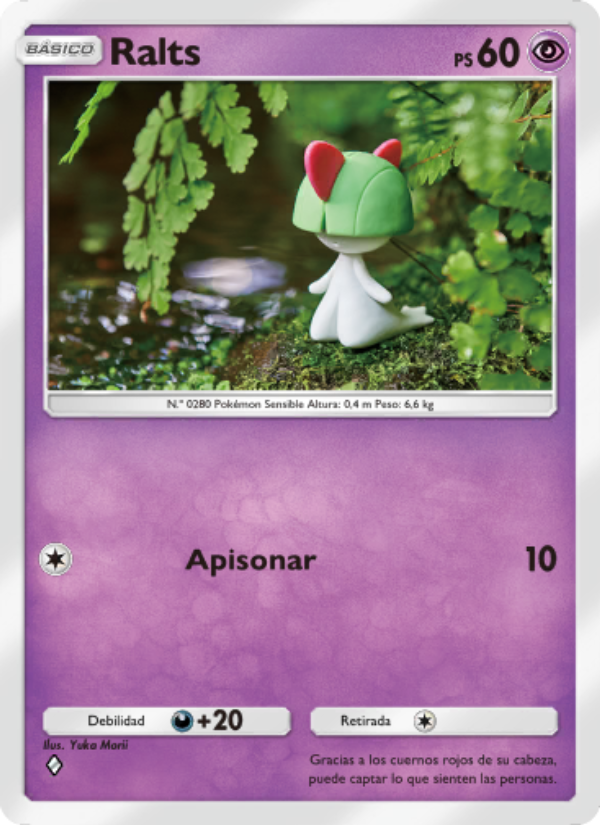 Ralts 130 — Genes Formidables (Spanish Pokémon TCG card)